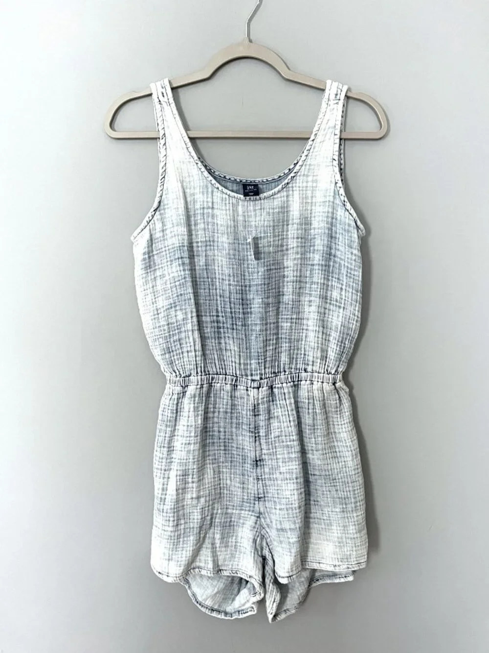 NWT Kids GAP Crinkle Gauze Denim Romper (Blue) XXL 14/16